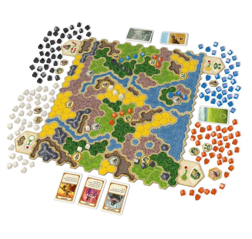 Kingdom Builder Game Component Layout