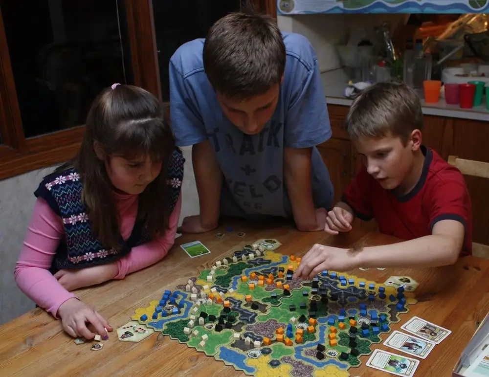 My kids are deep into a game.