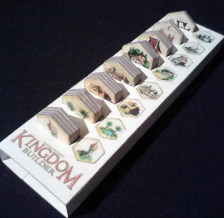 My Kingdom Builder Token holder. (I hate loose pieces.)