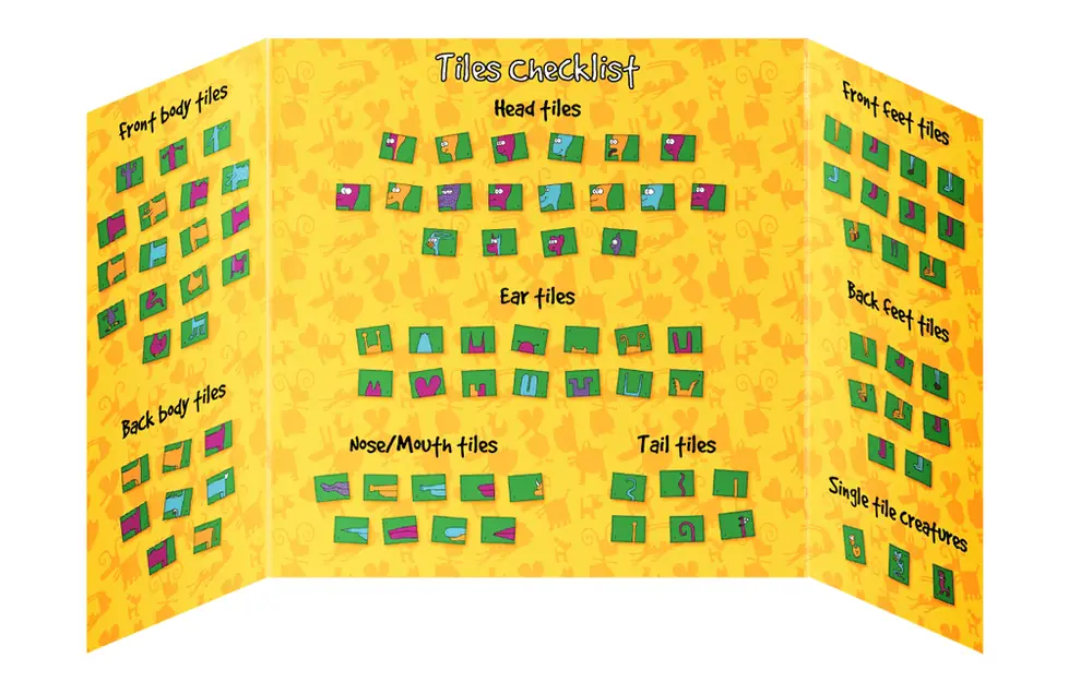 Inside of the player's screen featuring a tile breakdown.