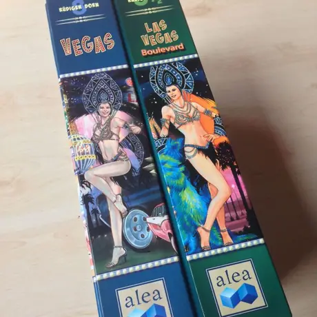 The base game and its first expansion side by side. The 8th and 8.5th game in some series..?