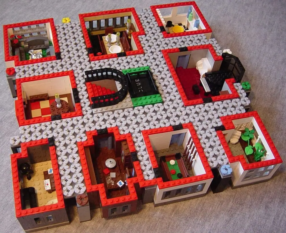 Lego Clue board