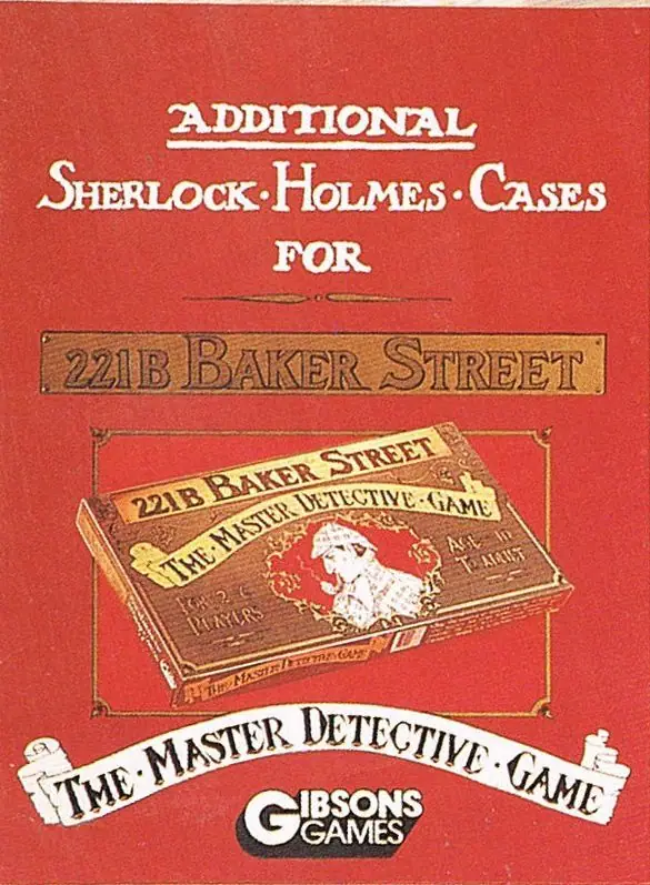 Additional Sherlock Holmes Cases for 221B Baker Street (Gibsons) Box #G782