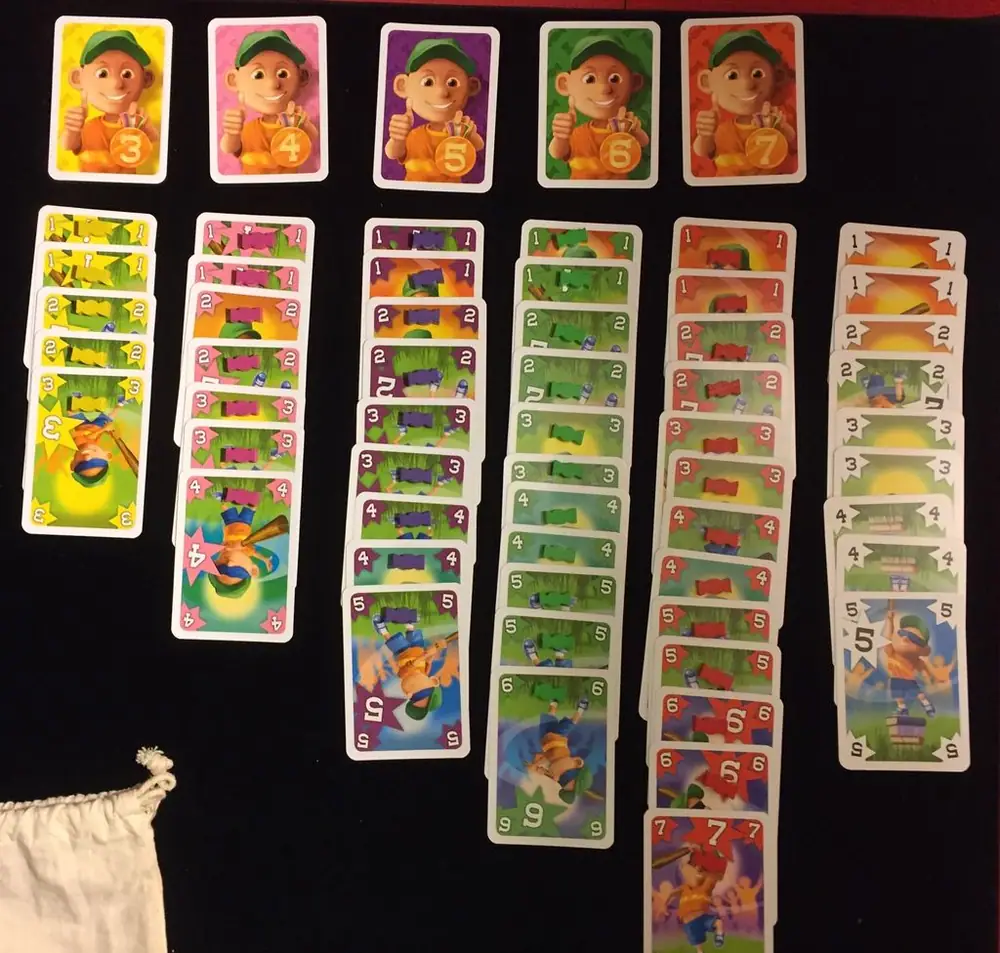 Card and candy distribution