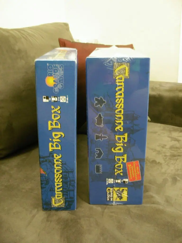 Carcassonne Big Box-2008 vs 2006