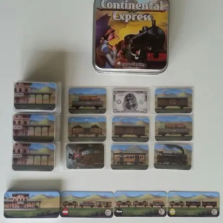 Continental Express, Bombyx, 2013 – images of the prototype cards (image used with permission of the publisher)