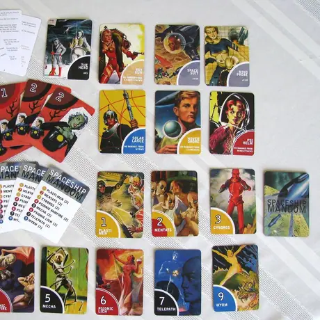 Spaceship Mandom.  Todd Sanders' vintage scifi retheme.  I revised the Ref cards in my set.