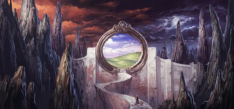 Moon Gate illustration by Eduardo Garcia.