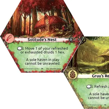 Solitude's Nest, Gruu's Refuge, and Neilym's Hermitage -- the spiritual retreats of Vowelon, Elemeen, and Deonin.