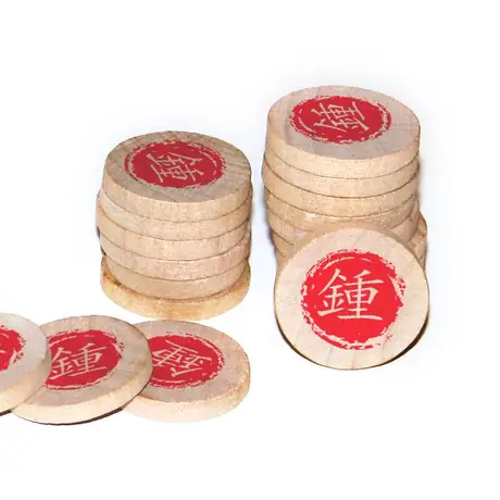 Wooden favor tokens
