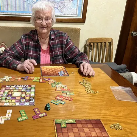 3 months fromm 99 and still playing! This was our 50th game