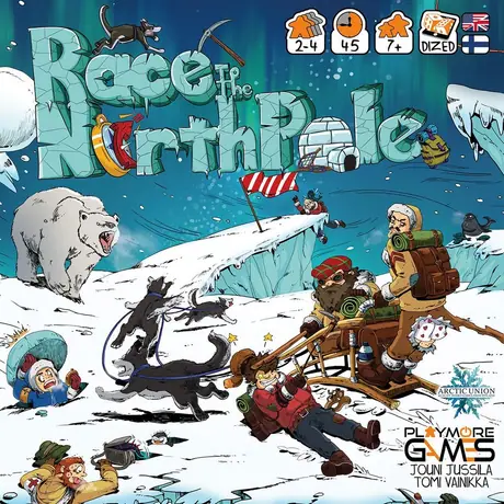Front cover of Race to the North Pole