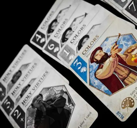 colors card