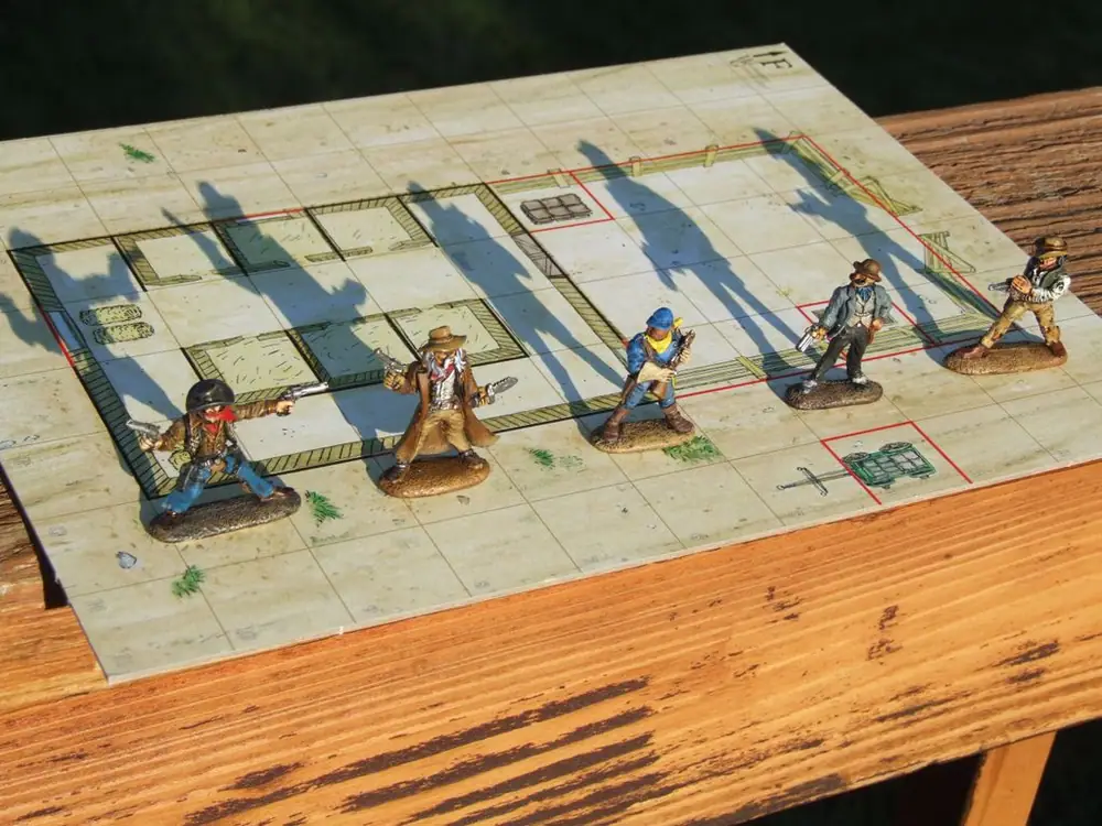 select painted figures for Cowboys: The Way of the Gun