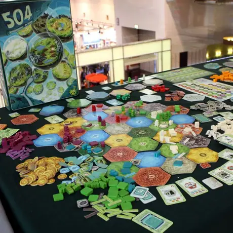 504 on display at Spiel 2015, Essen (press room)