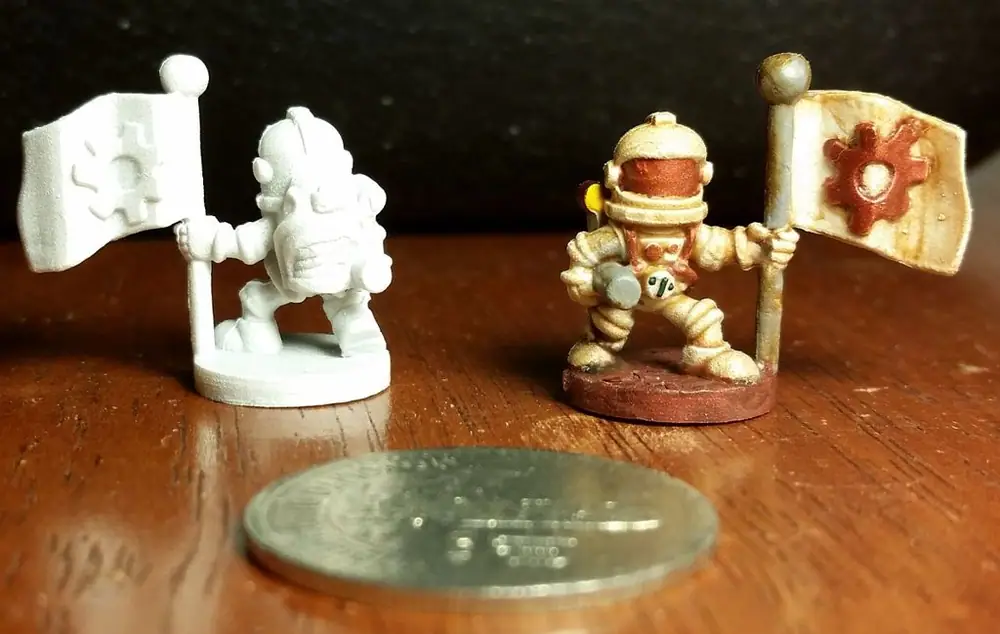 I must be OCD or something I just couldn't resist painting these guys.