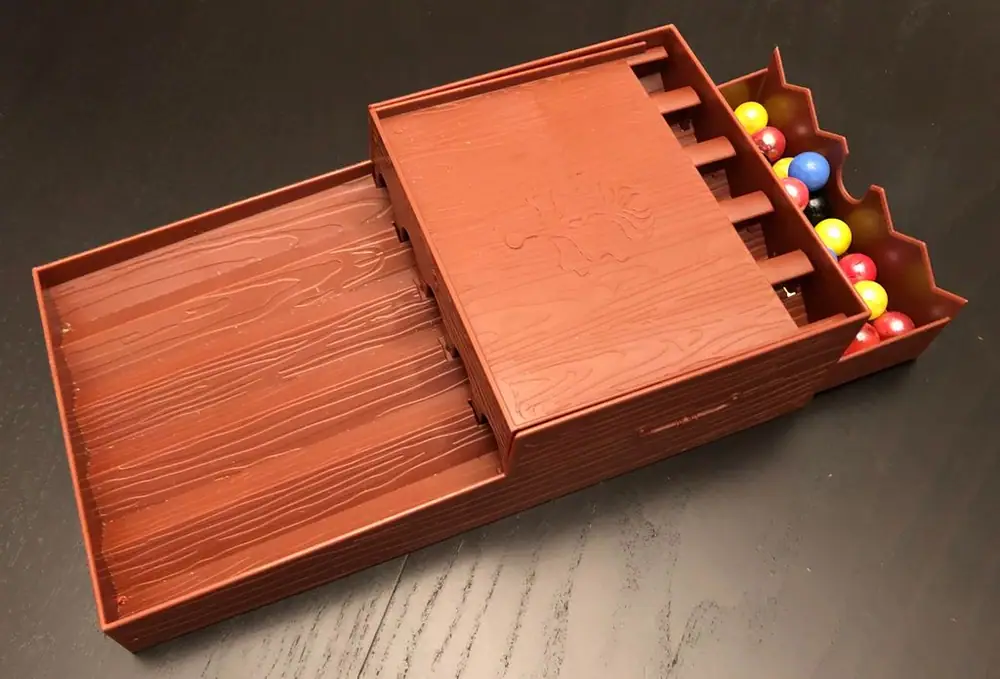 The 2nd edition plastic dispenser...with built in storage!