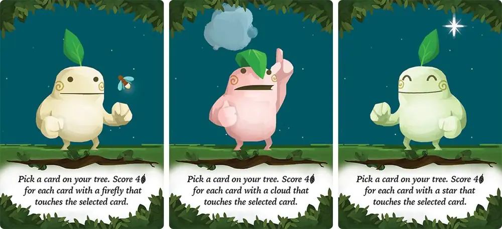 A few of the many kodama in the game!