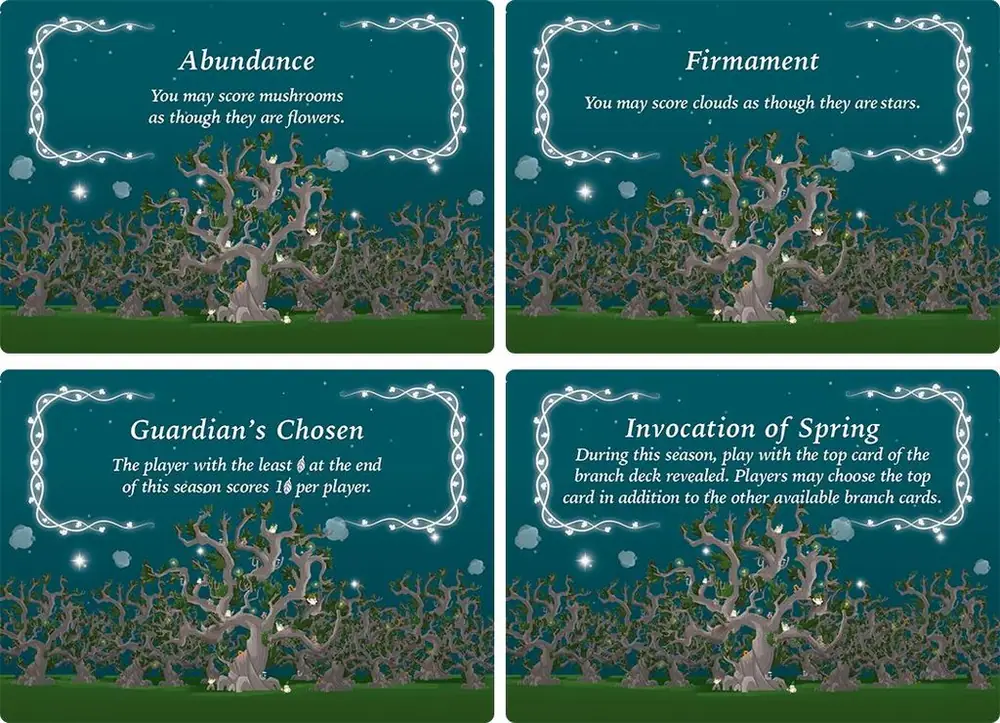 Some of the decrees from the deluxe version.