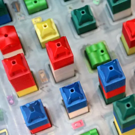 build buildings and skyscrapers in a shared building plot @ Spiel in Essen 2015