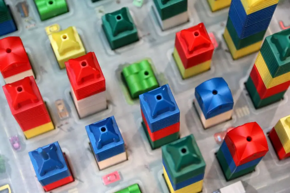 build buildings and skyscrapers in a shared building plot @ Spiel in Essen 2015