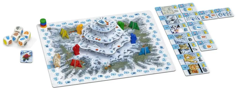 Yeti - game setup (Pegasus Spiele, 2016)