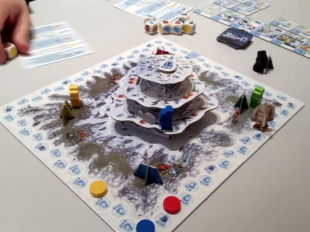 Yeti, 4-player game in progress at SpieleWahnsinn Herne 2016