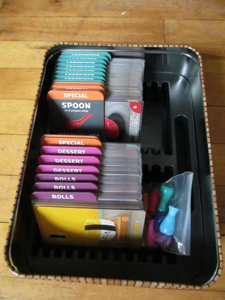 another way to store sleeved cards. Once sleeved, cards do not fit well in original insert.