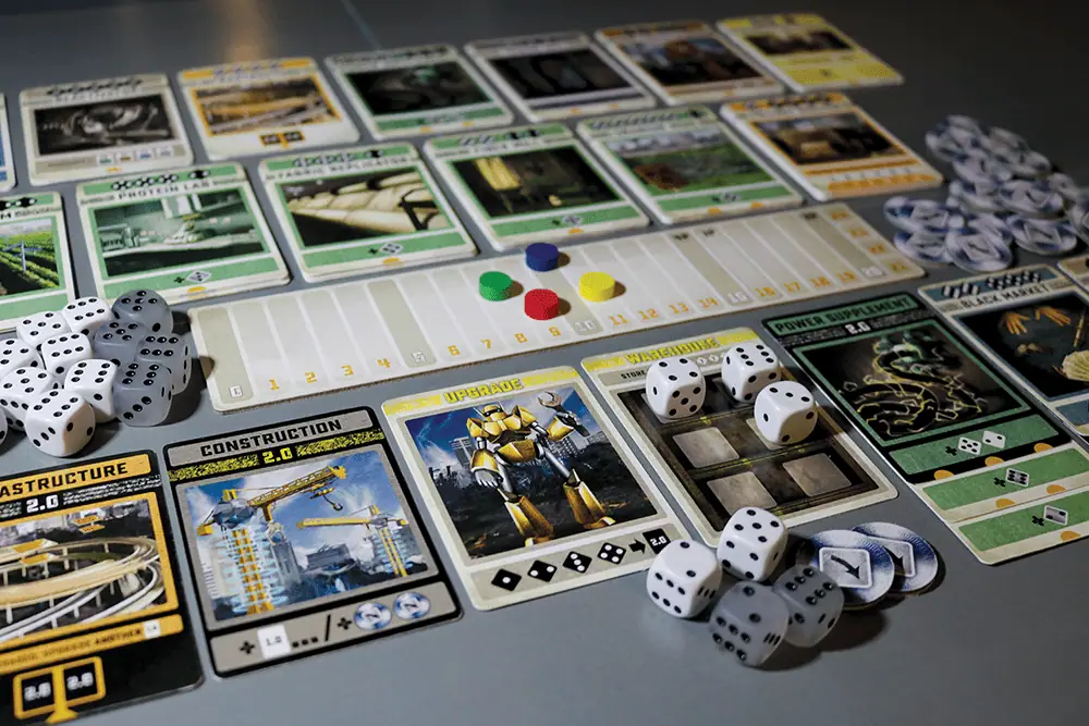 Colony, Bézier Games, Inc., 2016 — gameplay example (image provided by the publisher)