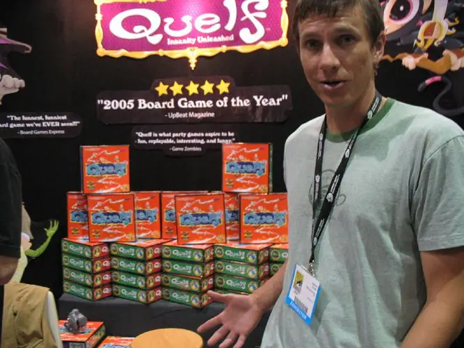 Quelf and designer at SDCC