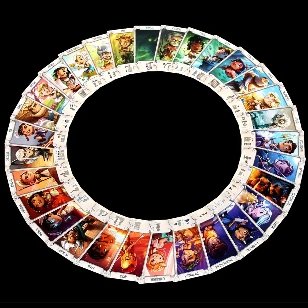 30 God Cards in just the base game give Santorini tons of variety!