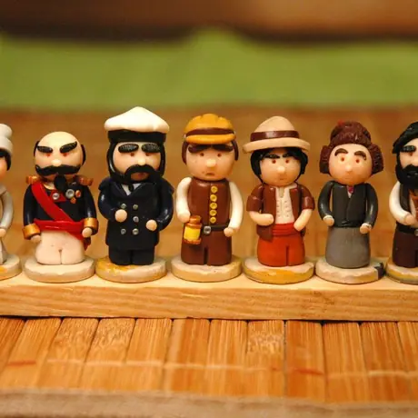 Handmade minis ready to play.