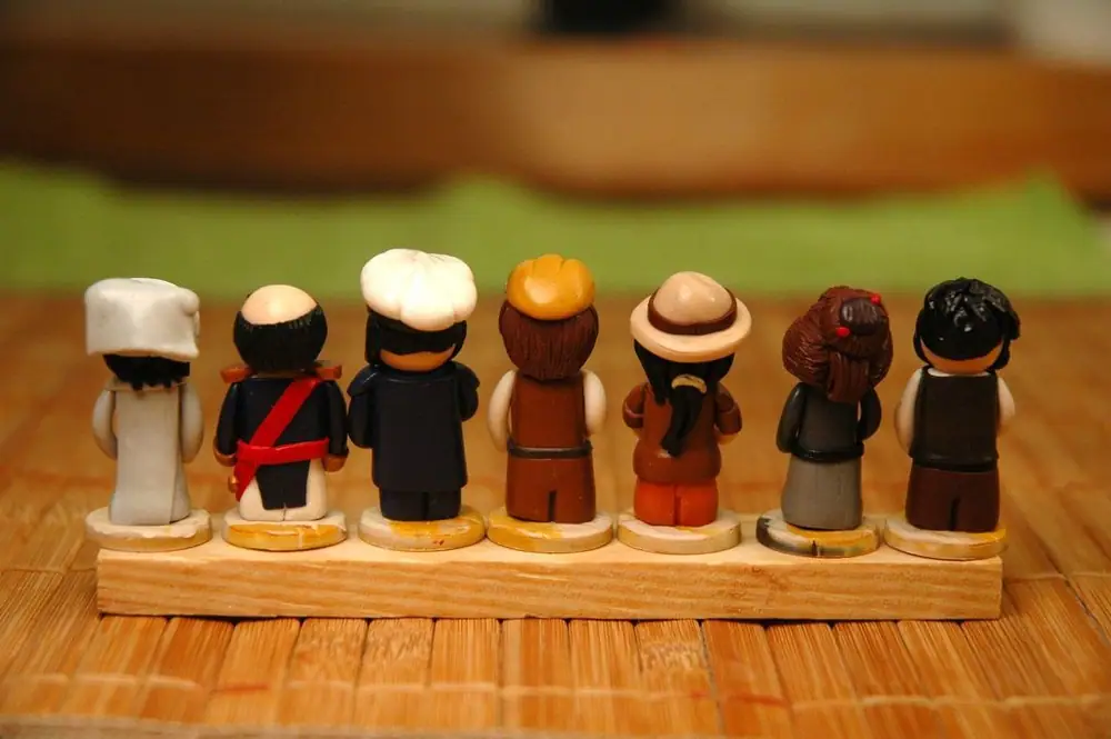 Handmade minis ready to play.