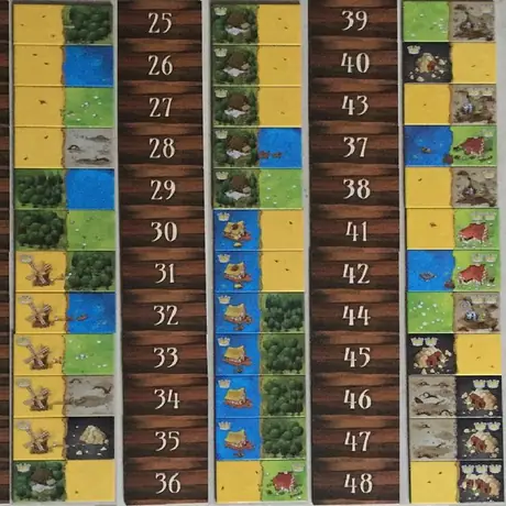 All tiles numbered