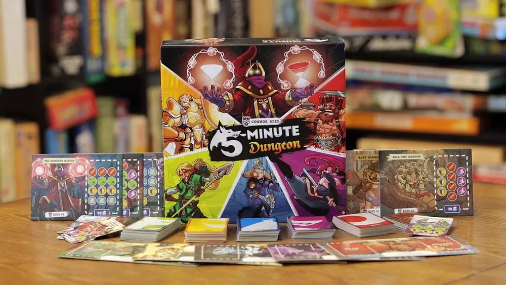 Game with all components on table