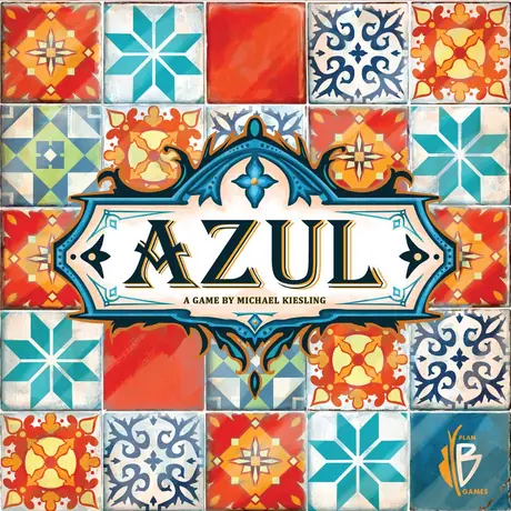 Azul, Plan B Games, 2017 — front cover (image provided by the publisher)
