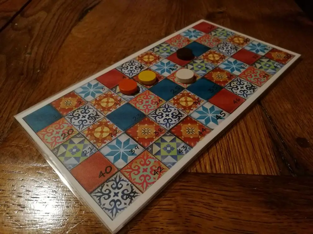 Azul scoring track