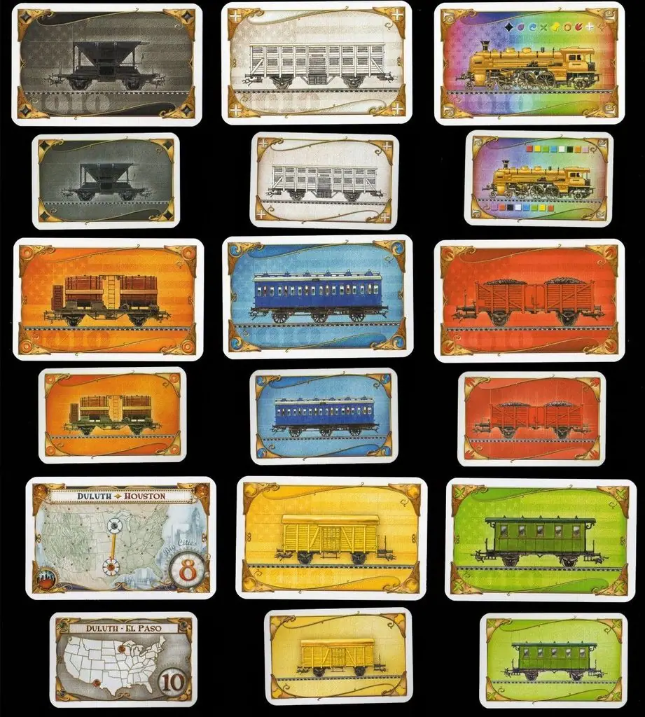 Old and new cards colorcontrast & size comparison - well maybe old ones are just too much used! ;)