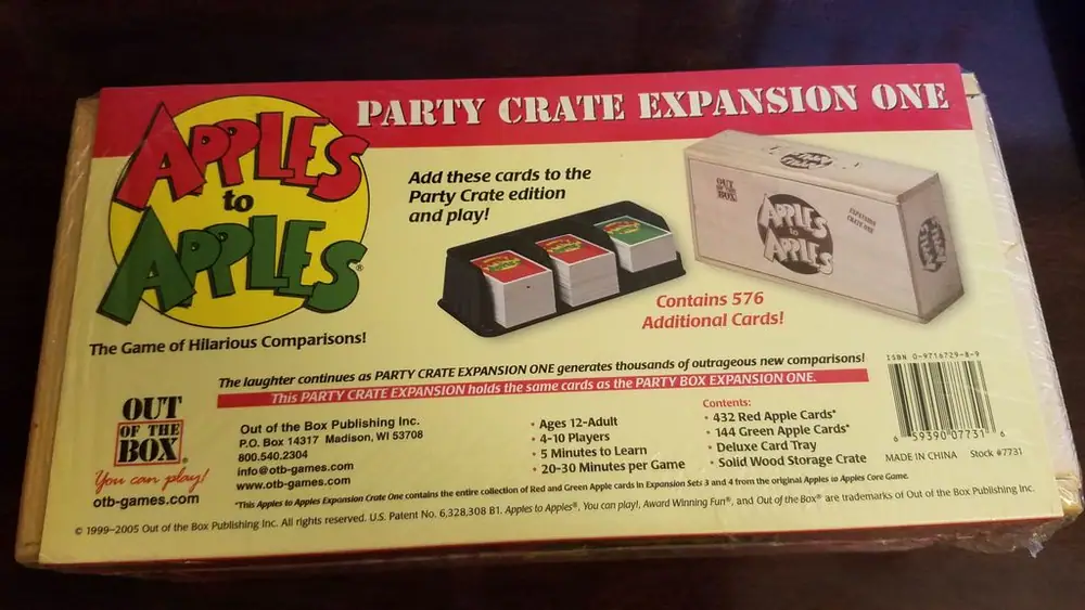 Party Crate Version (back)