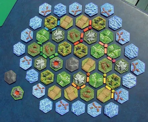 5 - 6 Player 3D Tiles Set Hand Made, Mass Produced From Moulds