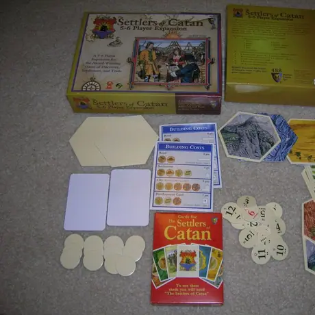 5-6 player box and contents (3 ed.)