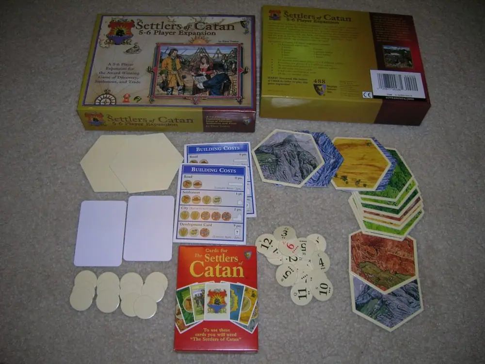 5-6 player box and contents (3 ed.)