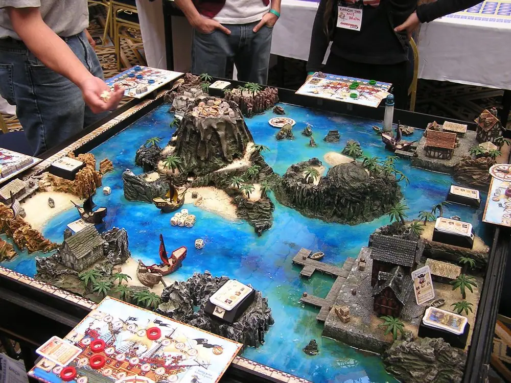 Days of Wonder Pirate's Cove Gameboard at KublaCon 05