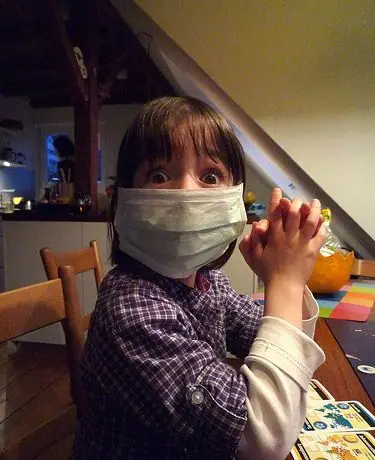 My seven year old niece playing Pandemic...