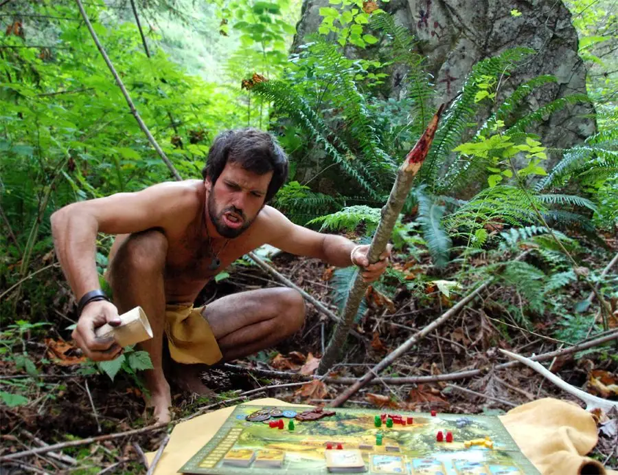 A game of Stone Age with my friend Gurg.