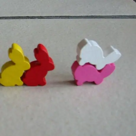 We may be wooden, but we are bunnies after all.