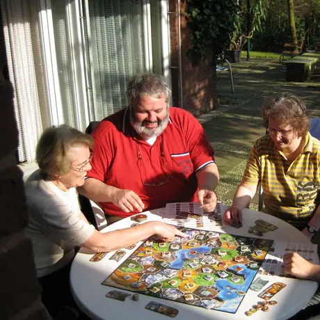 Playing small world with my family. My grandma won with 94 points !