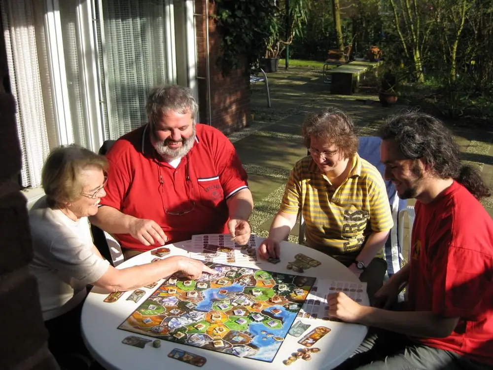 Playing small world with my family. My grandma won with 94 points !