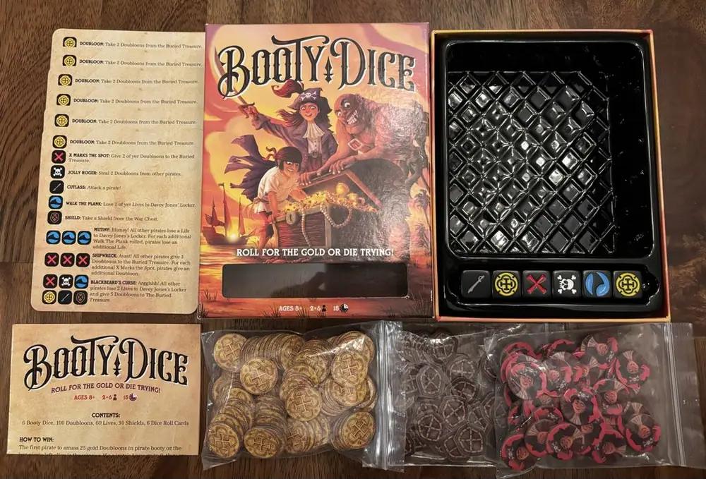 Booty Dice Contents (2024)