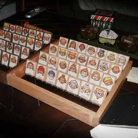 This is a homemade version of the game I made for my wife for Christmas.  It was her favorite game as a child.
